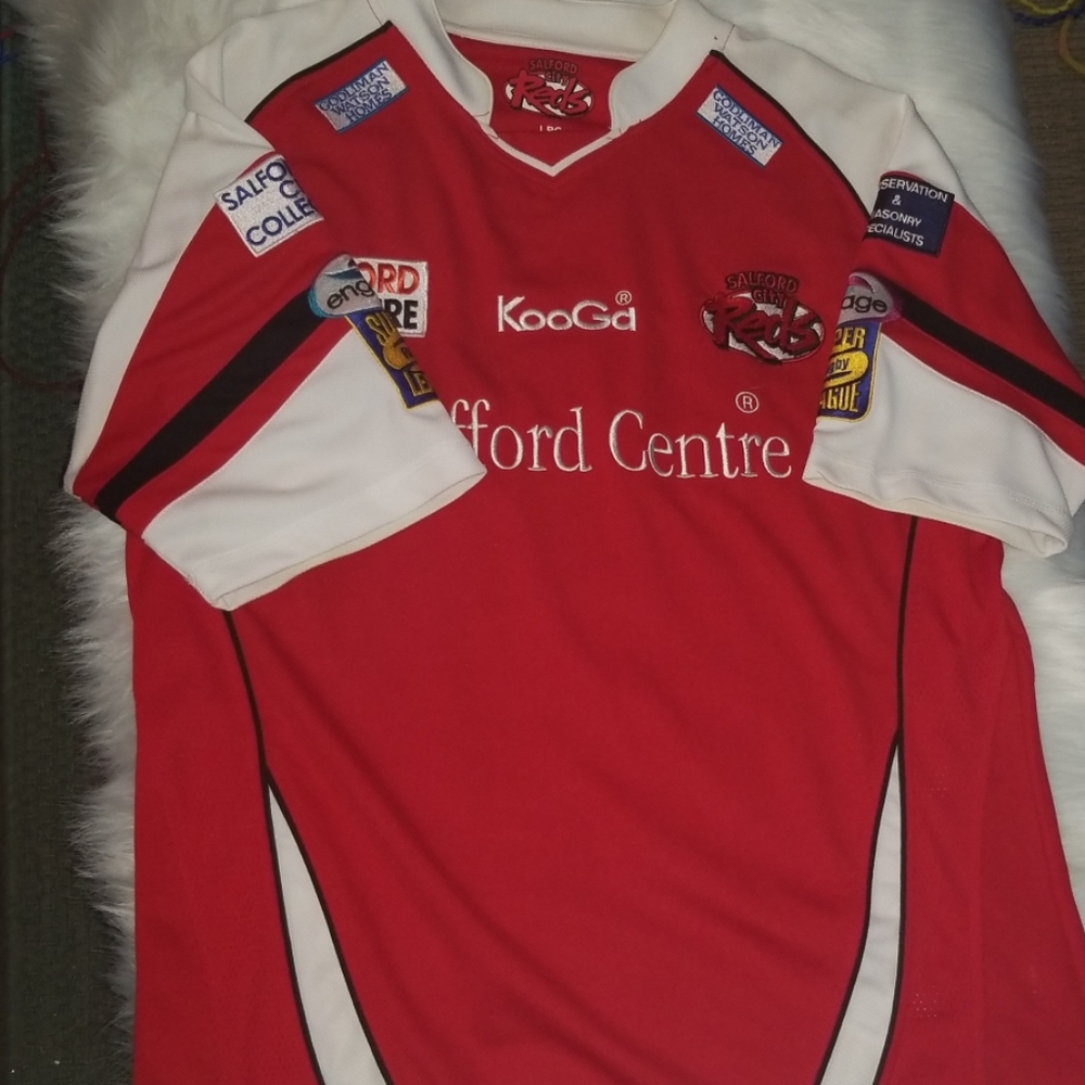 Manchester Salford Red Devils Rugby Jersey